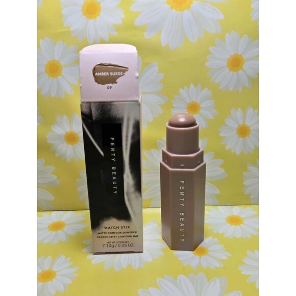Fenty Beauty Match Stix Matte Contour Skin Stick In Amber Suede Full Size - Picture 1 of 7